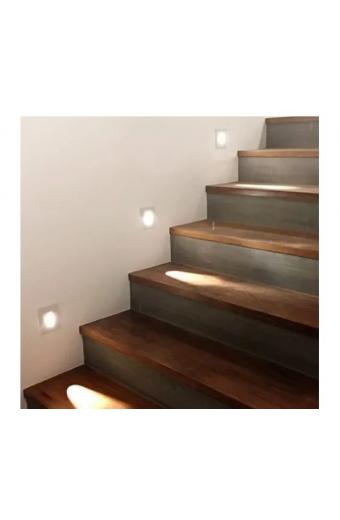 Balizador de Embutir Led 4x2 2w 3000k Empalux