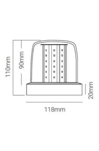 Led Sinalizador Giroled Verde 12v/24V Iluctron