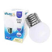 Lampada LED Bolinha 2,5W  2700K  220V Galaxy 