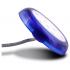 Refletor Led Piscina 9W 12V Corpo Azul Luz Azul 8CM TUBO 3/4 Oring Iluctron