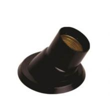 Soquete E27 C/Pescoço Curvo Preto Ilumi