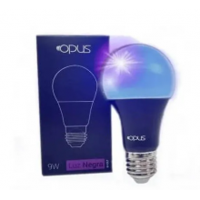 Lampada Led Bulbo 9w BLB Luz Negra Opus