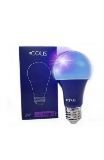 Lampada Led Bulbo 9w BLB Luz Negra Opus