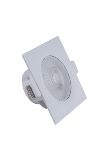 Led Spot Quadrado MR16 7W 3000K Saime 
