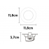 Spot Led 9w 6500K Redonda Galaxy