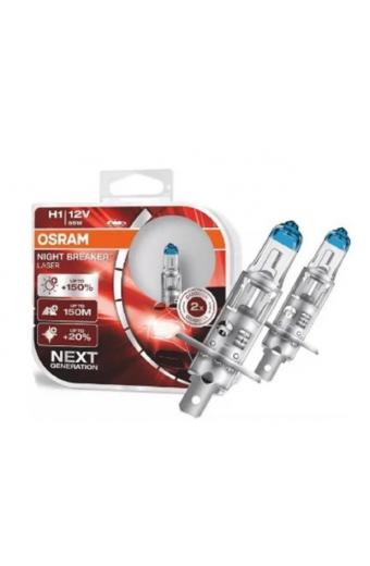 Lampada Auto H1 Night Breaker Laser 12V 55W ( o PAR ) Osram 