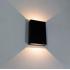 Arandela Double 4W 3000K Preto Bivolt Opus