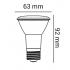 Lampada Led Par20 7W IP65 4000K Opus Blindada Multitensão C/ Inmetro