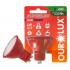 Lampada Led GU10 4W Color Vermelha Ourolux Multitensão 