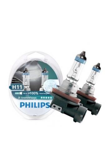 Lampada Auto H11 Extreme Vision 12v 55w Philips