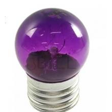 Lampada Bolinha Incandescente 220v 15w Violeta