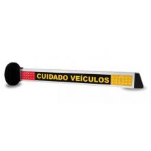 Led Sinalizadora Garagem Slim Vermelho e Ambar Iluctron