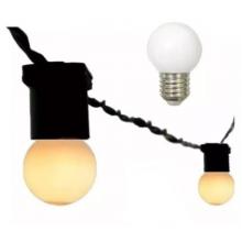 Festao Varal De Luz Preto 25 Mts Com Lampadas Inclusas 