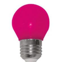 Lampada Led Bolinha 3w Rosa Bivolt Opus